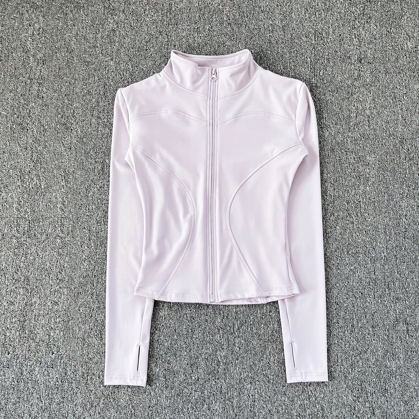 Women's Long Sleeve Sport Jacket - Workout Coat for Gym Training and Yoga Sportswear